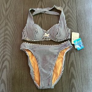 Vintage Swim -  Gingham Daffy Bikini - NWT 🌴🌴